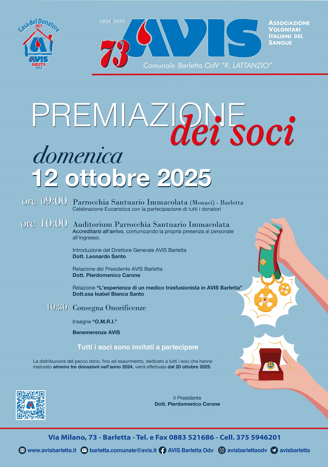 manifesto Premiazione Soci 2025 25.10.12